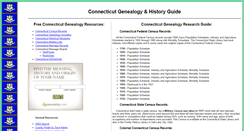 Desktop Screenshot of connecticutgenealogysearch.com
